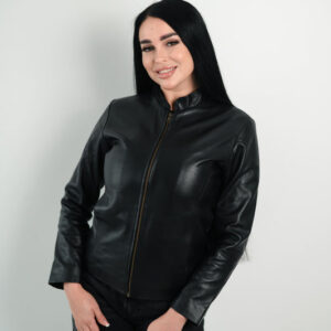 RACER BLACK LEATHER JACKET