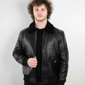 FUR BOMBER JACKET