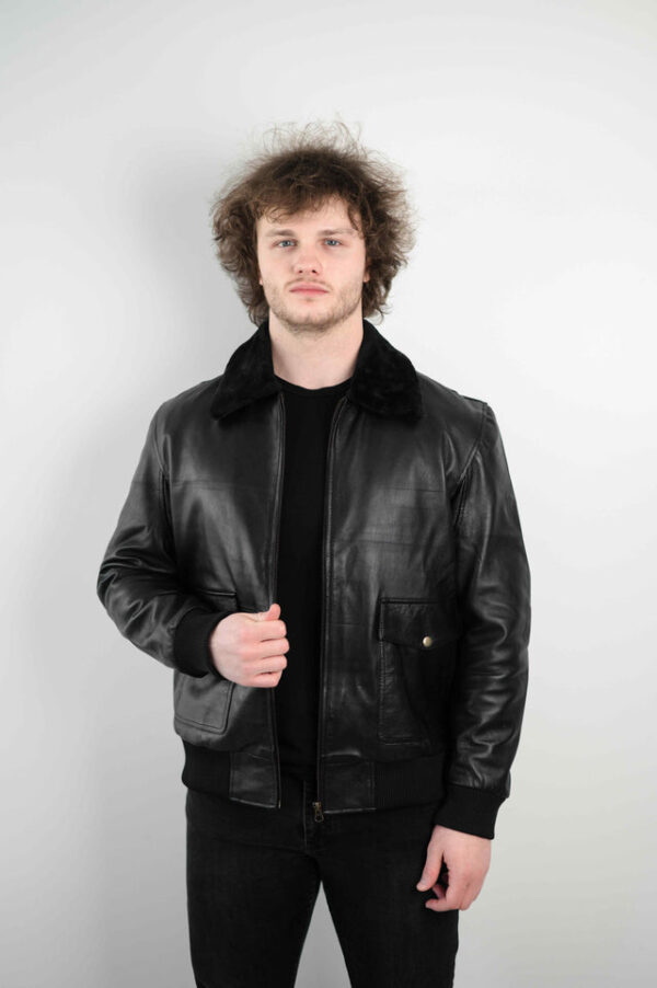 FUR BOMBER JACKET
