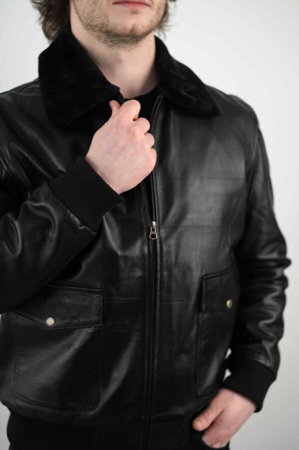 FUR BOMBER JACKET - Image 4